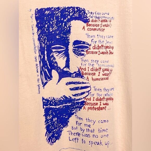 People Tree SPEAK UP!! T-Shirt L - Picture 2 of 5